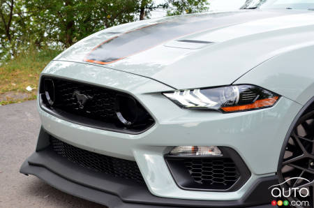 2021 Ford Mustang Mach 1, front end